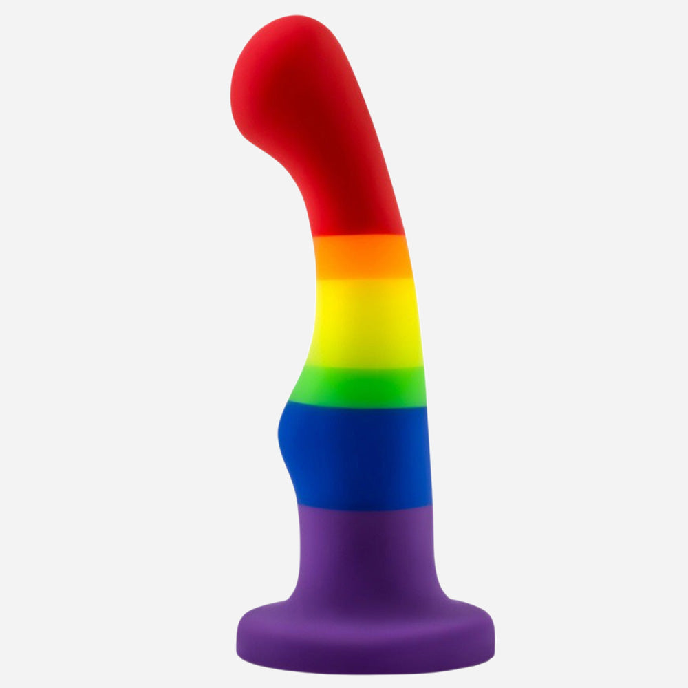 Blush Avant Pride P1 Rainbow Silicone Dildo