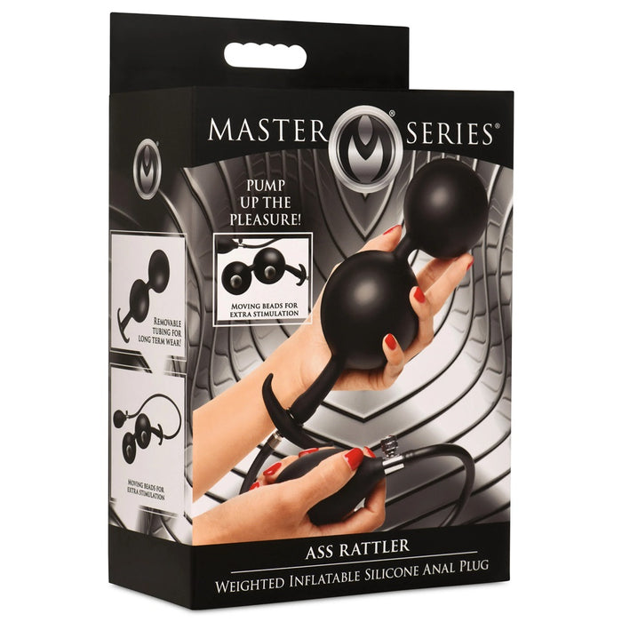 Package of Master Series Ass Rattler with an image of a hand holding the product.