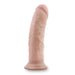 Blush BL-55803 Au Naturel 8 Inch Dildo with Suction Cup Vanilla on white background