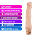 Blush BL-11313 Dr Skin Cock Vibe 6 realistic vibrating dildo features list