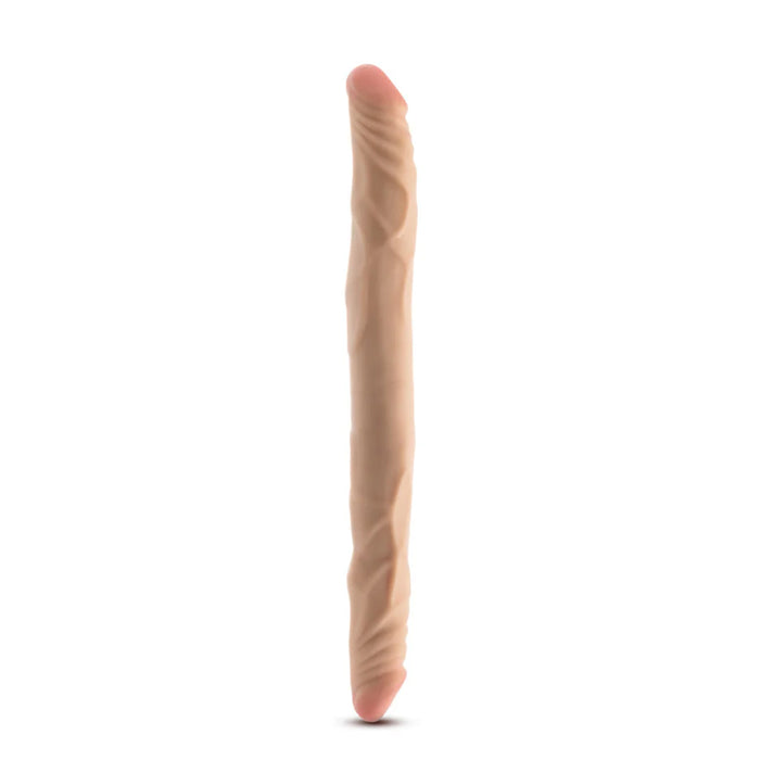 Blush BL-39753 Dr. Skin Plus 14 Inch Posable Double Dong