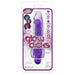 Blush BL-43011 Glow Dicks Molly 8 Inch Vibrating Glitter LED Dildo package front