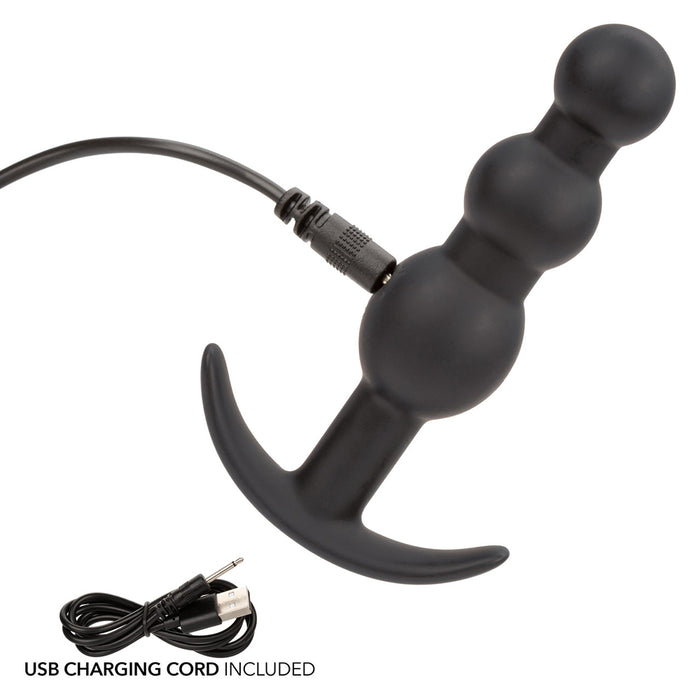 CalExotics SE-2700-53-2 Boundless Vibrating Beaded Black Anal Plug