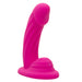 CalExotics SE-4299-10-3 G-Ride Easy Ride hot pink realistic silicone dildo with curved shaft and bulbed base