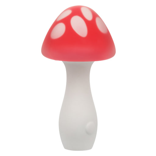 Red and white mushroom-shaped vibrator