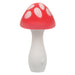 Red and white mushroom-shaped vibrator