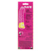 Back of product packaging for Rave Quilted G vibrator