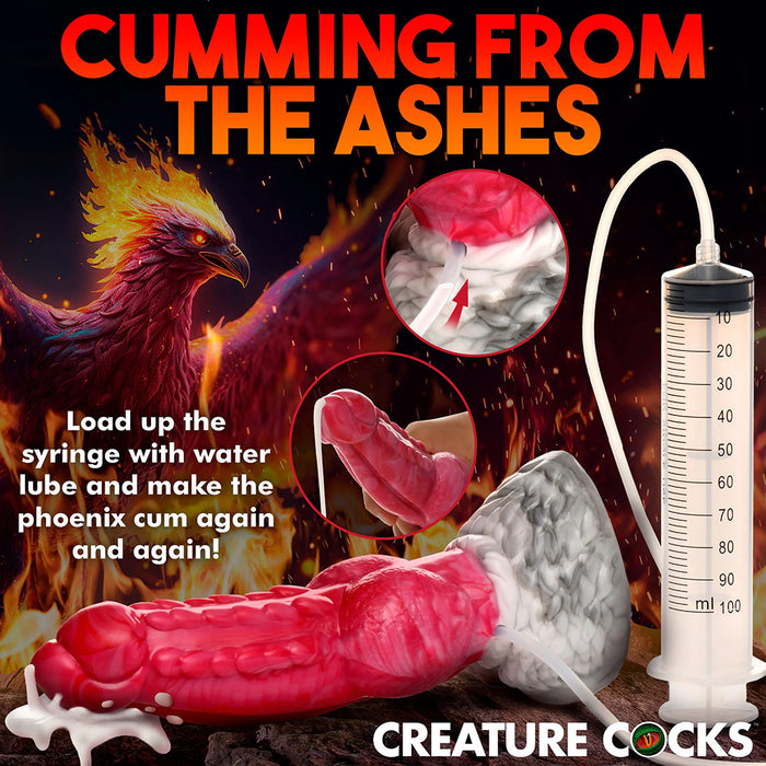 XR Brands AH309 Creature Cocks Resurrector Phoenix Squirting Silicone Dildo