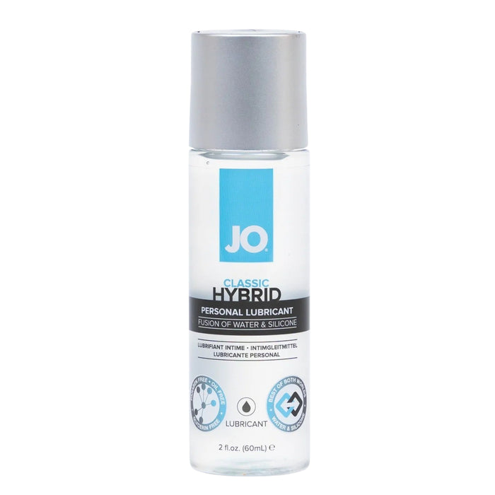 JO Classic Hybrid personal lubricant 2 oz bottle on a white background
