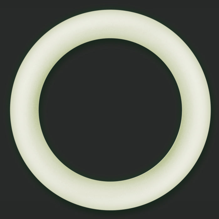 NS Novelties NSN-0473-41 Firefly Halo Glowing Cock Ring - Large - Clear