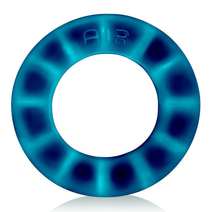 Blue cock ring with 'AIR' branding on a white background