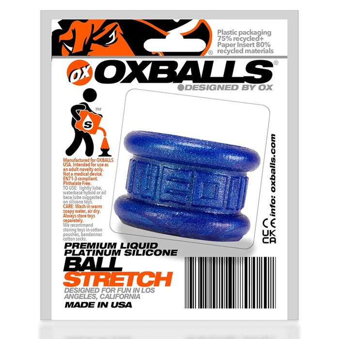 Neo Short Ballstretcher - Blueballs Metallic Package Back