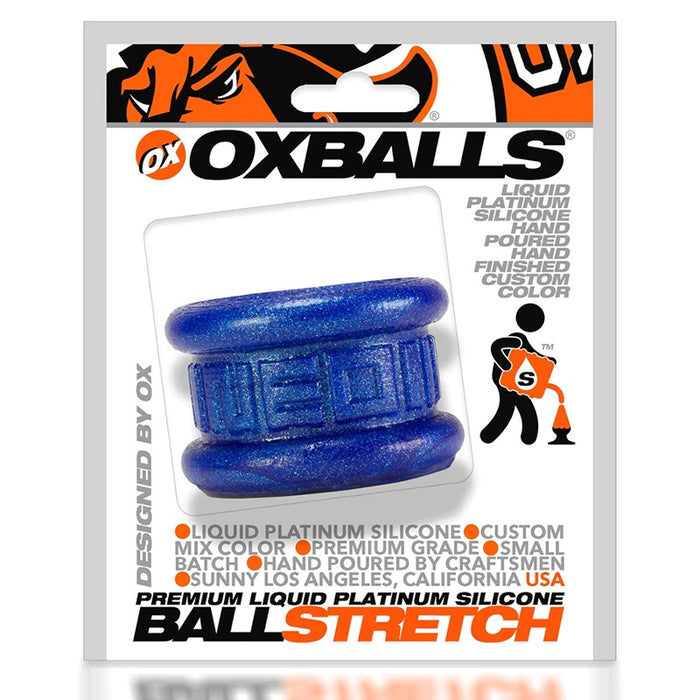 Neo Short Ballstretcher - Blueballs Metallic Package Front