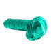 Shots America REA091TUR RealRock 7 Inch Realistic Dildo with Balls - Turquoise