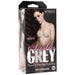 Box for Sasha Grey Cream Pie UltraSkyn Pocket Pussy with a model wearing lingerie