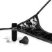 Close up of lace panty with vibrating bullet, ring remote, and charge cable