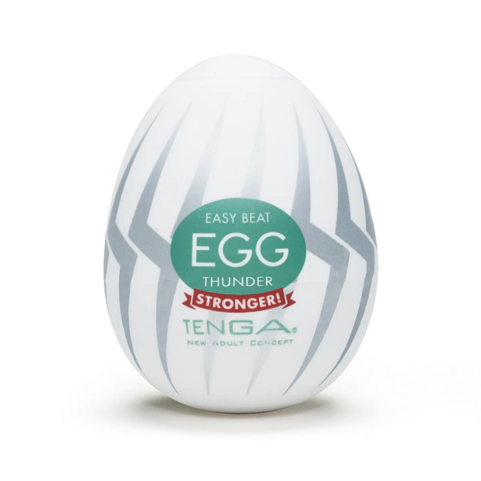 Tenga Egg Hard Boiled Disposable Stroker - Thunder