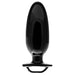 Black Xplay Finger Grip anal plug on white background 