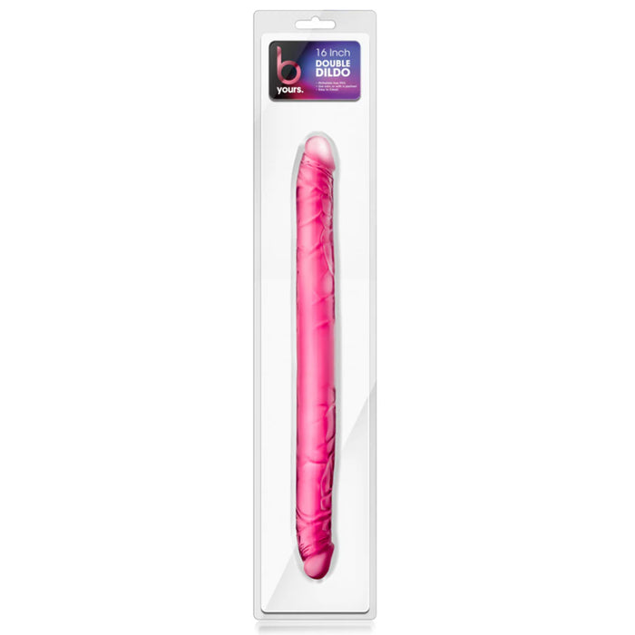 Blush BL-52010 B Yours 16 Inch Double Dildo Pink Package Front
