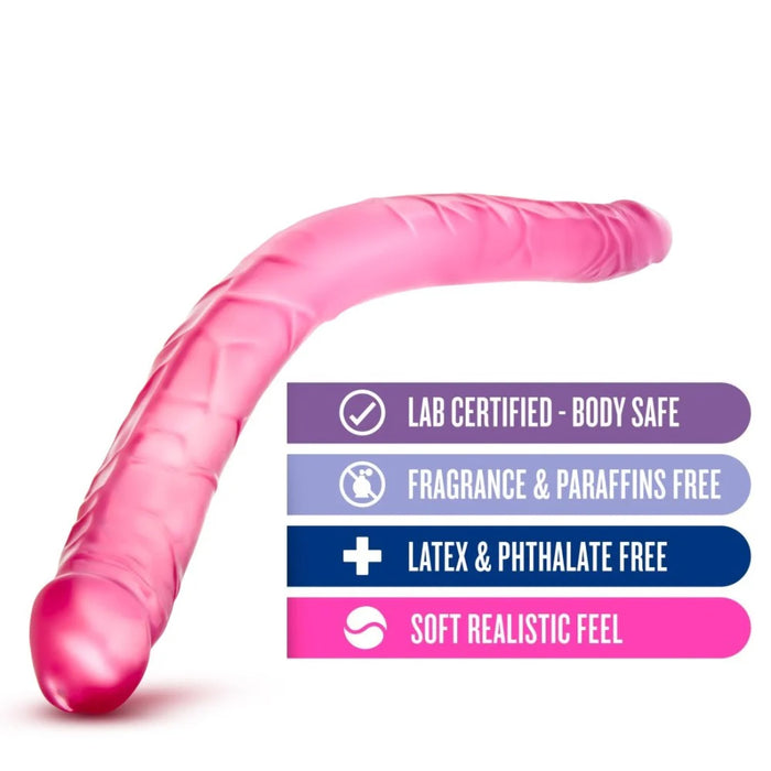 Blush BL-52010 B Yours 16 Inch Double Dildo Pink