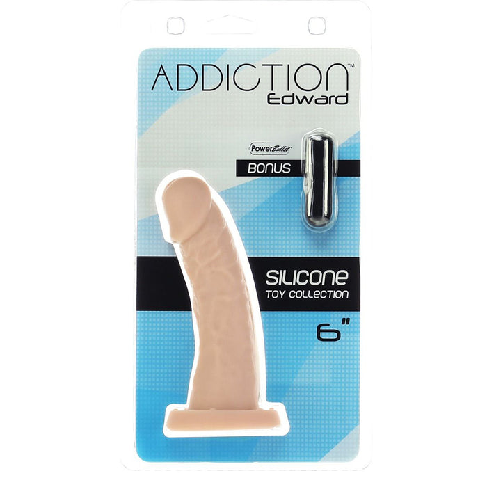 Addiction Edward 6 Inch Curved Dong - Package Front