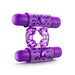 Blush BL-77101 Play With Me Double Play Dual Vibrating Cock Ring Purple