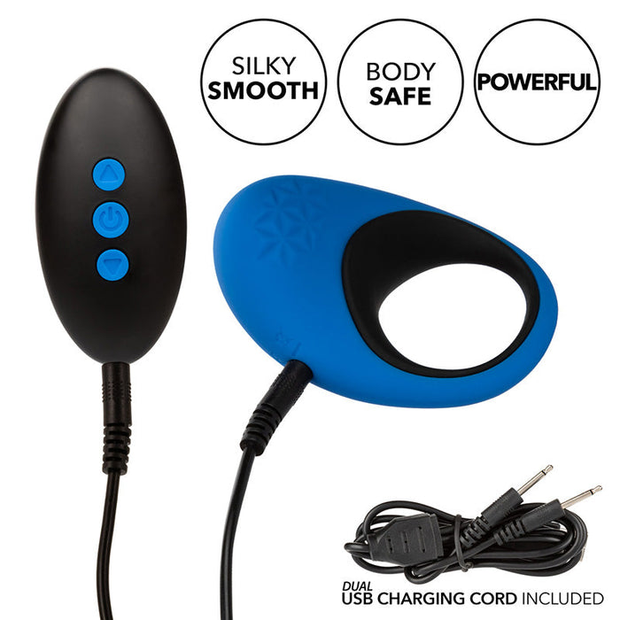 CalExotics SE-1351-05-3 Link Up Remote Max Vibrating Cock Ring Rechargeable