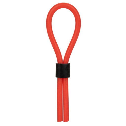 CalExotics SE-1408-11-2 Silicone Stud Lasso Cock Ring - Red