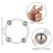 CalExotics SE-1437-10-2 Steel Beaded Silicone Ring - Large Features