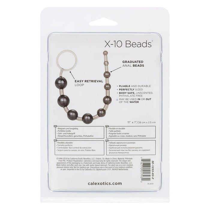 CalExotics SE-1233-03-2 X-10 Beads Black Package Back