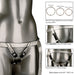 Her Royal Harness The Regal Duchess Crotchless Strap-On Harness - Gold