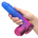 Naughty Bits Ombre Hombre Sparkly Vibrating Dildo