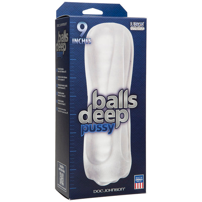 Doc Johnson 0684-30-BX Balls Deep 9 Inch Stroker - Pussy Package