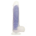 Evolved Luminous Glow-In-The-Dark Realistic Purple Dildo