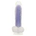 Evolved Luminous Glow-In-The-Dark Realistic Purple Dildo