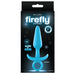 NS Novelties NSN-0476-27 Firefly Prince Pull-Ring Plug - Medium - Blue Package Front