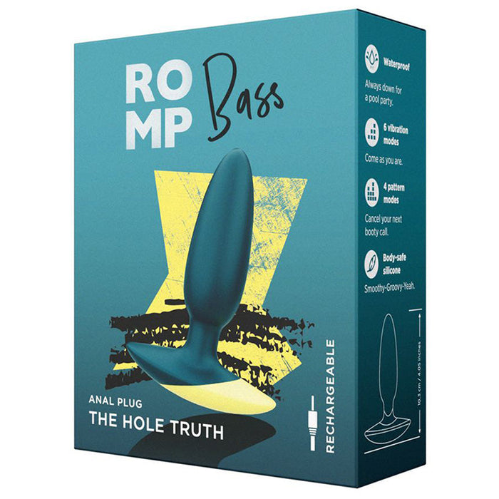 RP281SG8 ROMP Bass Vibrating Anal Plug Package Front