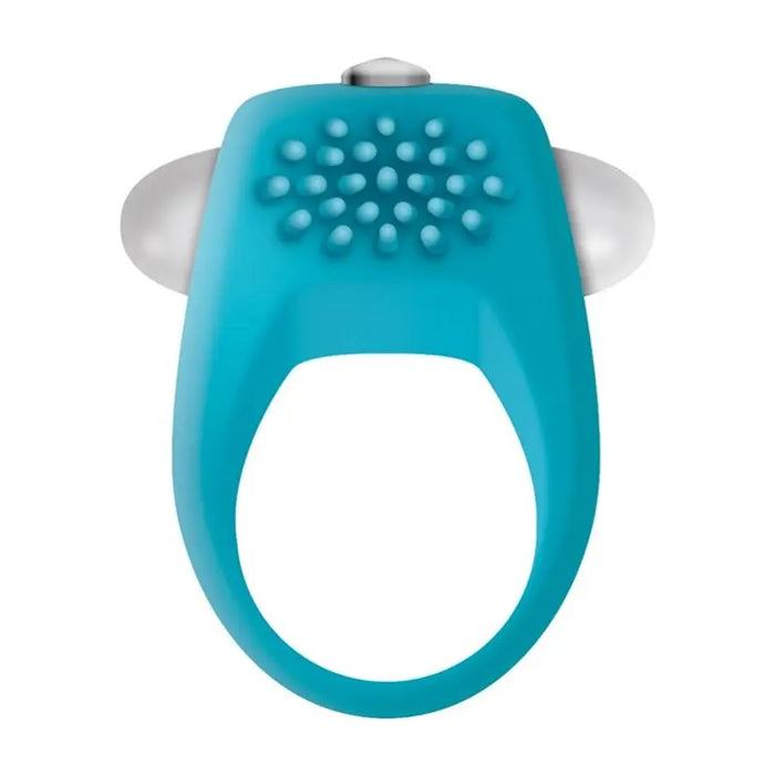 Zero Tolerance Teal Tickler Vibrating Cock Ring ZE-CR-3282-2